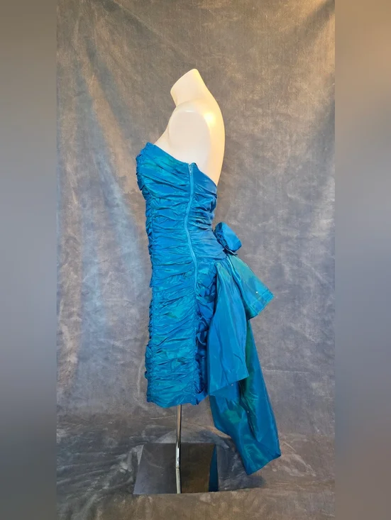 Vintage 80's Lizette Creations Prom Dress - Picture 4 of 16